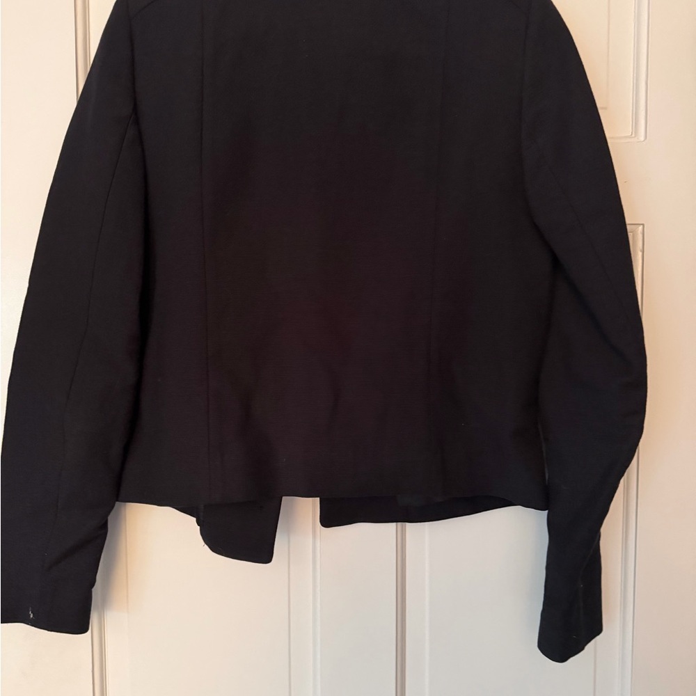 ba&sh Black Military-Style Button Blazer - Picture 2 of 2